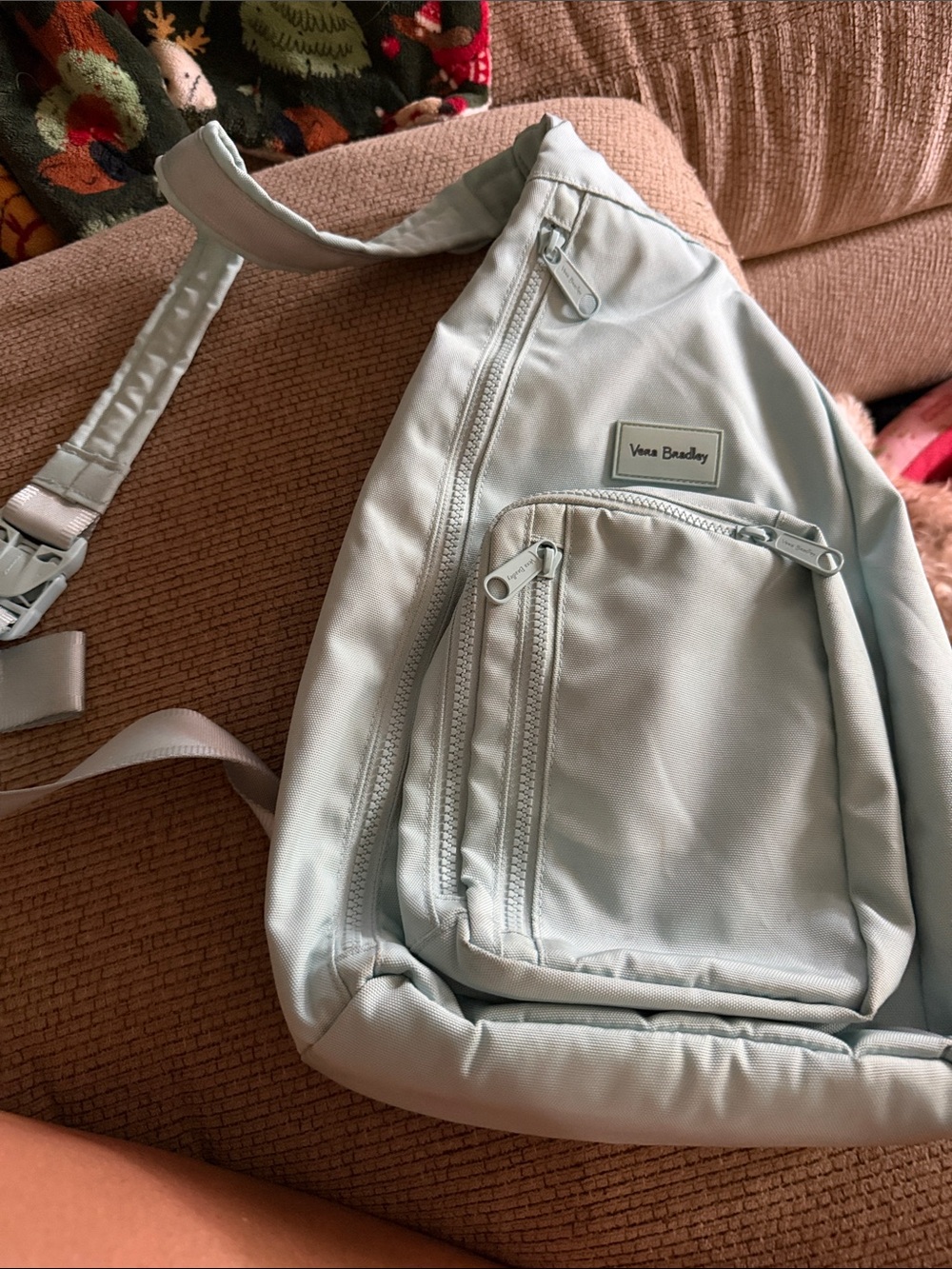 Vera Bradley Pale Blue Sling Crossbody Bag